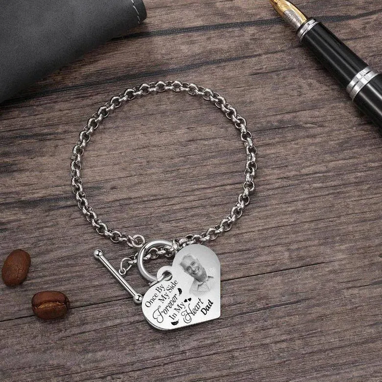 Shop Personalized Heart Bracelets No-tarnish Titanium Engraved Bracelet